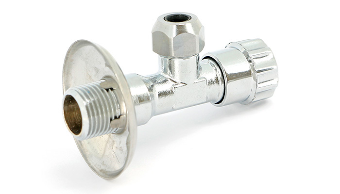 Вентиль Uni-fitt: Н 1/2 - Обжим 10 мм, для подключения бачков, смесителей, хром