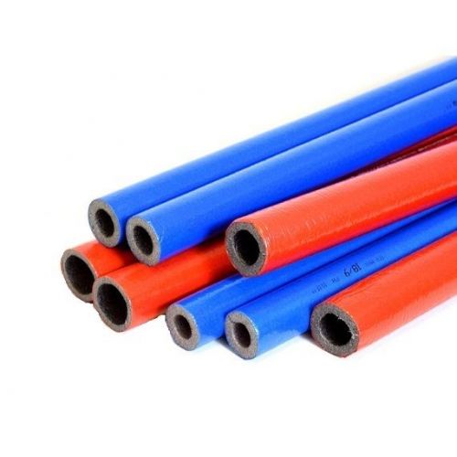 Трубки теплоизоляционные 2 метра Energoflex Super Protect 18-35 мм, красные - синие